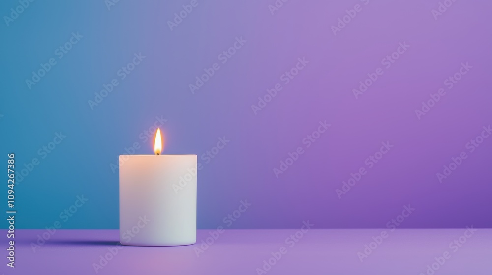 A single flickering candle illuminates a darkened room, casting dancing shadows on the walls and creating an atmosphere of peace and tranquility. A single flickering candle illuminates a darkened room, casting dancing shadows on the walls and creating an atmosphere of peace and tranquility.