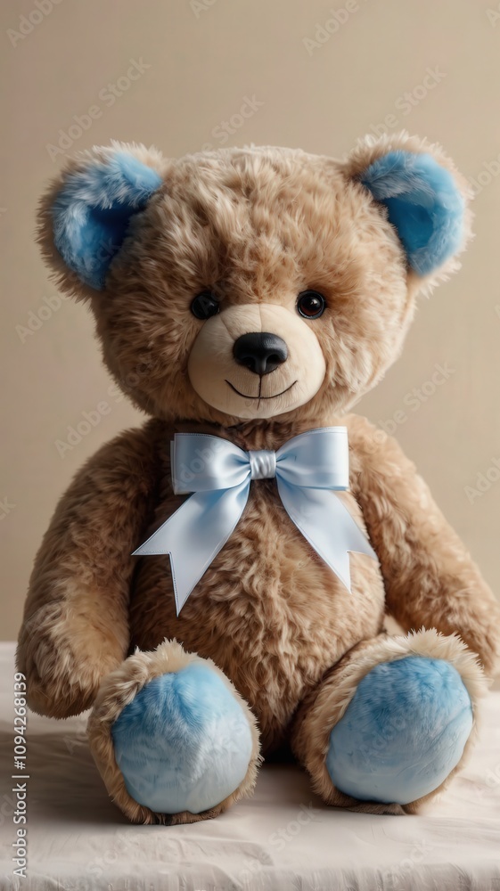 Fototapeta premium bear, toy, teddy, christmas, animal, love, soft, gift, teddy bear, object, fluffy, isolated, heart, brown, child, plush, sitting, cuddly, childhood, stuffed, holiday, fur, doll, furry, hat