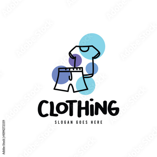 Clothing logo design template