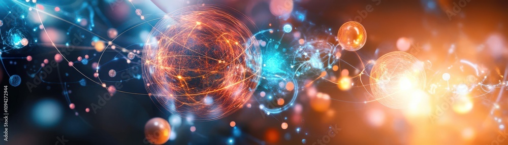 A vibrant abstract representation of particles and energy flow, illustrating the beauty of scientific phenomena. A vibrant abstract representation of particles and energy flow, illustrating the beauty of scientific phenomena.