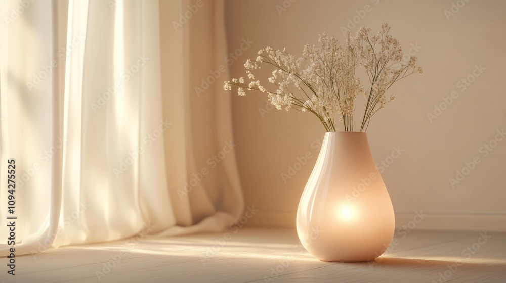 Vase with Flowers. Vase with Flowers.