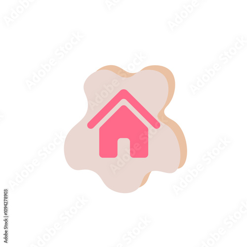 Home Icon - Blob Shadow