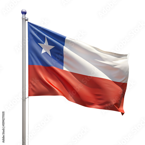 Chile Flag, isolated on a transparent background Free Download Chile Flag, isolated on a transparent background - GFXLoad