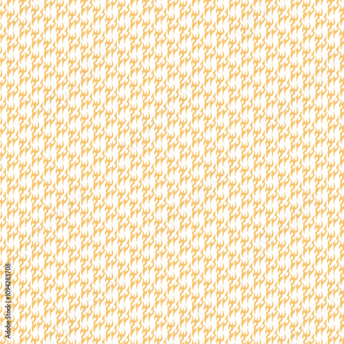 Seamless fire pattern vector, flame pattern