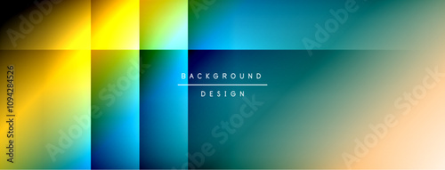 Dynamic shadow lines with gradient colors geometric background