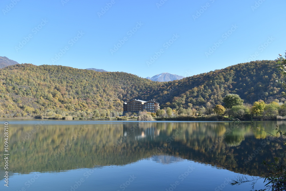 Fototapeta premium lake in the mountains