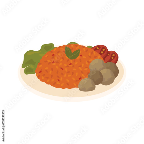 Fried Rice Vector Illustration - 15