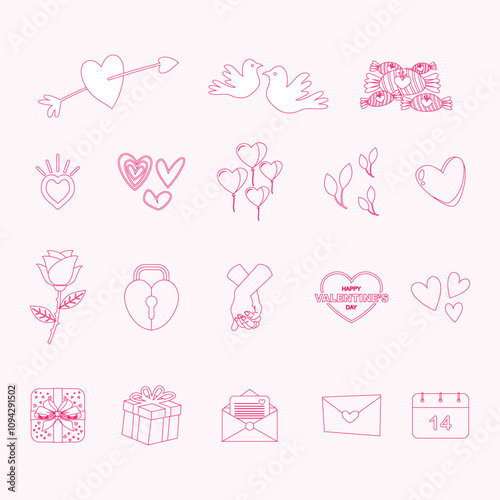 icons of a valentines love