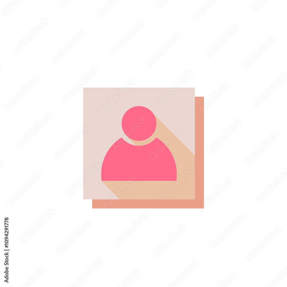 Account Icon - Rectangle Shadow