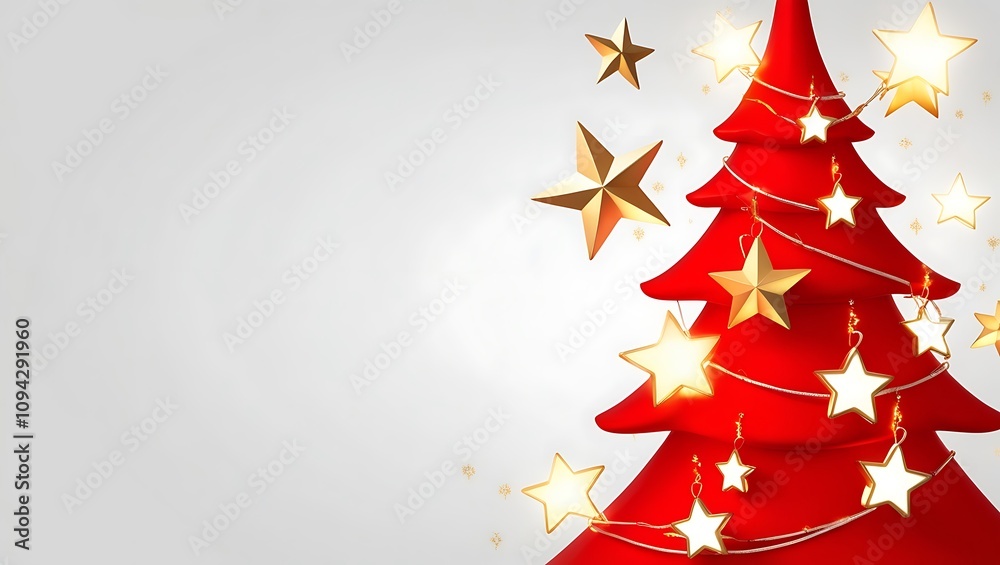 Christmas tree surrounded by presents background Christmas tree surrounded by presents background