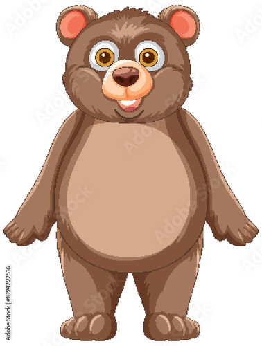Cute Cartoon Bear Illustration