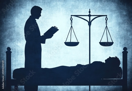 Doctor Patient Interaction Medical Ethics Justice Healthcare Illustration