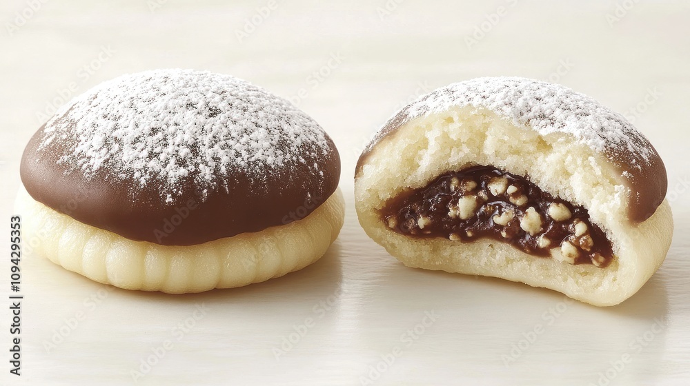 Chocolate Covered Cookies Filled With Nutty Chocolate Chocolate Covered Cookies Filled With Nutty Chocolate