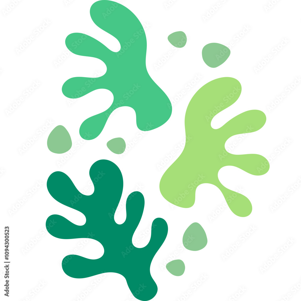 Abstract Coral Shape Abstract Coral Shape