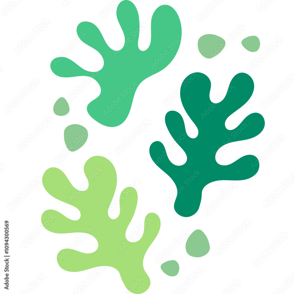 Abstract Coral Shape Abstract Coral Shape