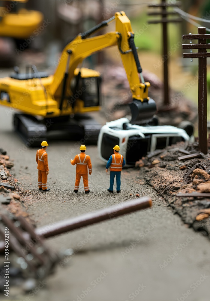 災害、救助、捜索、支援、防災、ジオラマのイメージ|Disaster, rescue, search, support, disaster prevention, diorama image 災害、救助、捜索、支援、防災、ジオラマのイメージ|Disaster, rescue, search, support, disaster prevention, diorama image