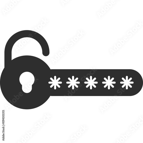 Password Flat Icon