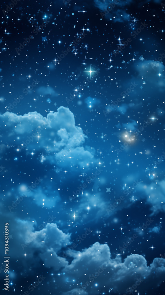 Stars in the Sky. Night landscape. Galaxy night landscape Stars in the Sky. Night landscape. Galaxy night landscape