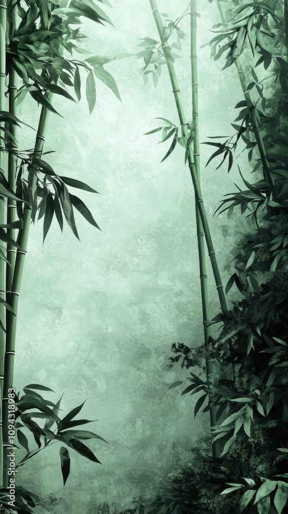 Peaceful bamboo forests swaying gently in the breeze
Peaceful bamboo forests swaying gently in the breeze