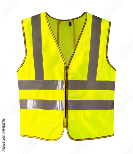 Safety Vest Reflective shirt beware, guard, traffic shirt, safety shirt, rescue, police, security shirt on white background PNG File.