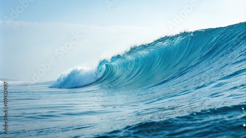 Smooth blue wave background with subtle gradient, smooth dynamic background, serene visual effect, soothing wave motion, abstract fluid wavy gradient wallpaper