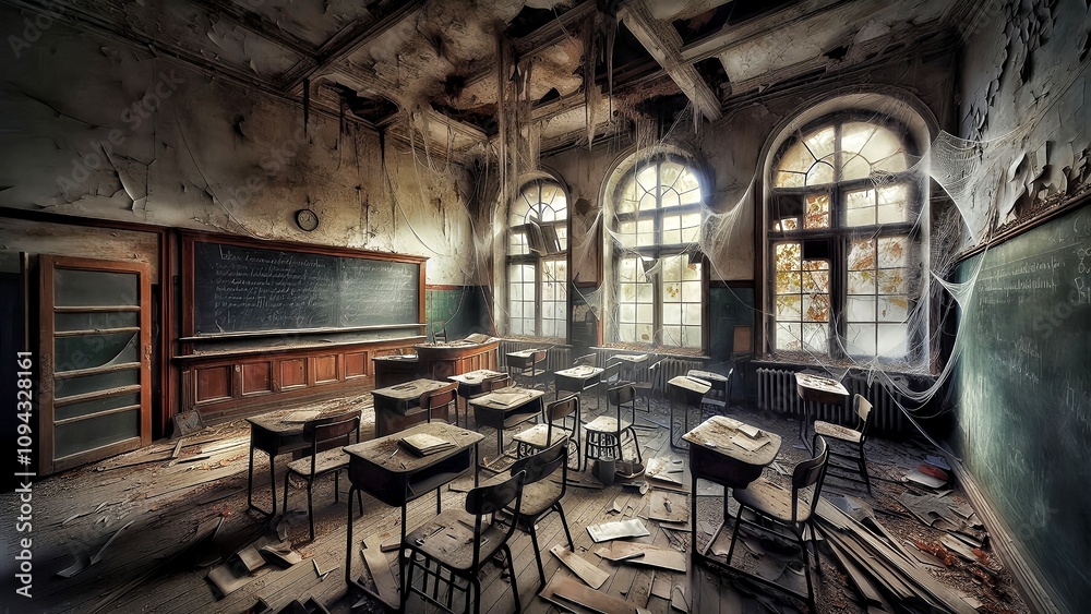 Abandoned School in the City