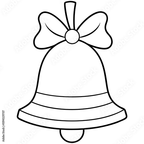 Christmas Bell Vector Art