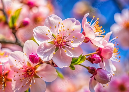 Close-up floral documentary photography: nature's botanical beauty. photo