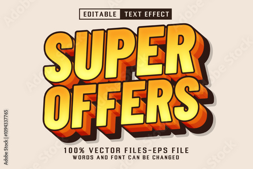 Sale Offers Editable Text Effect