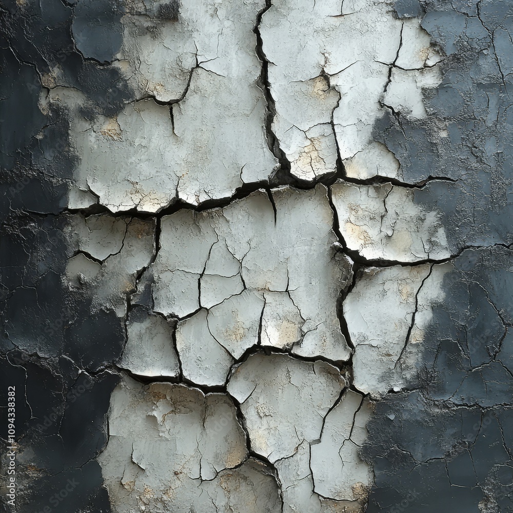 Cracked Foundation on Building Wall Exposing Structural Damage and Potential Hazards in Construction and Real Estate Maintenance Cracked Foundation on Building Wall Exposing Structural Damage and Potential Hazards in Construction and Real Estate Maintenance