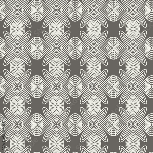 Vector Scandinavian pattern, geometric shapes, minimalist style