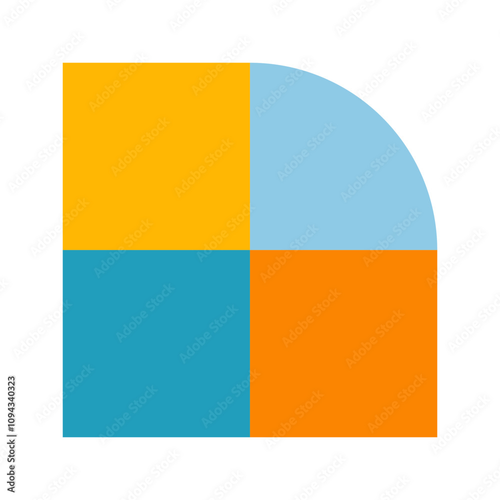 Fototapeta premium Bauhaus Geometric