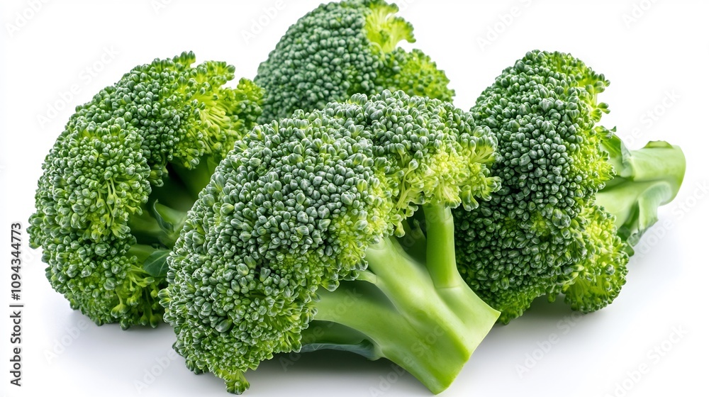 Fresh Broccoli Florets: A Vibrant Close-Up. AI Generated Fresh Broccoli Florets: A Vibrant Close-Up. AI Generated