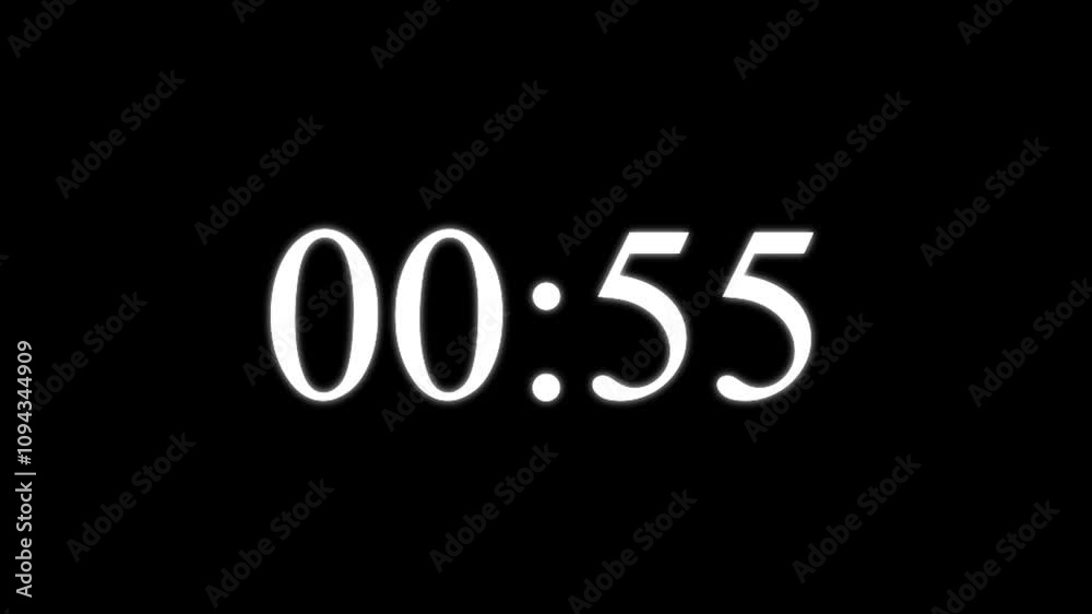 countdown animation, 1 minutes displays a timer counting down minutes and seconds countdown animation, 1 minutes displays a timer counting down minutes and seconds