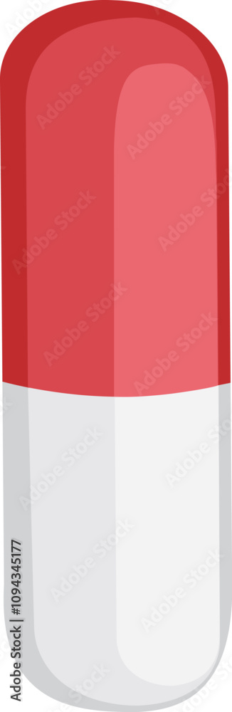 red and white capsule, health supplement, as doctor prescribtion red and white capsule, health supplement, as doctor prescribtion