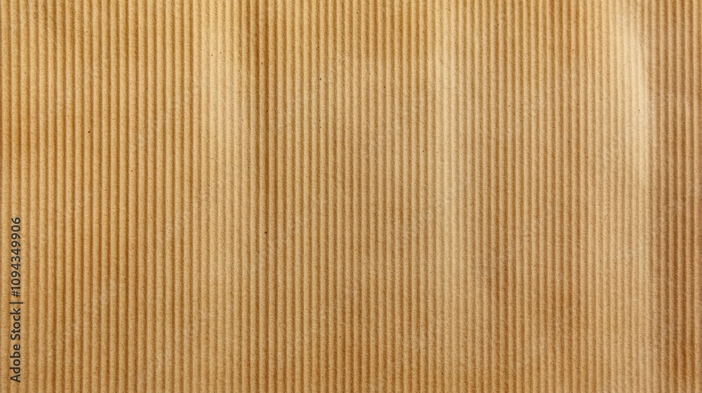 Kraft Paper Background Textured Brown Cardboard with Vertical Ribbed Pattern Kraft Paper Background Textured Brown Cardboard with Vertical Ribbed Pattern