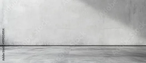 Panel kuchenny z motywem Minimalist grey concrete wall and floor interior with abstract texture industrial design