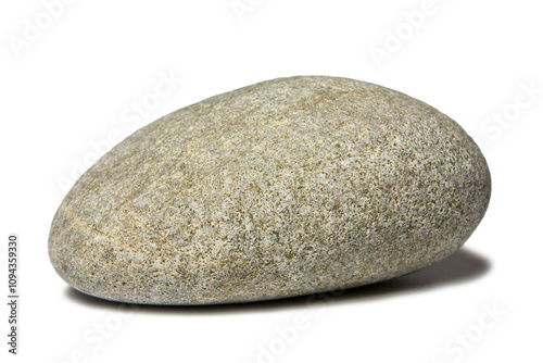 Gray stone on a white background.
