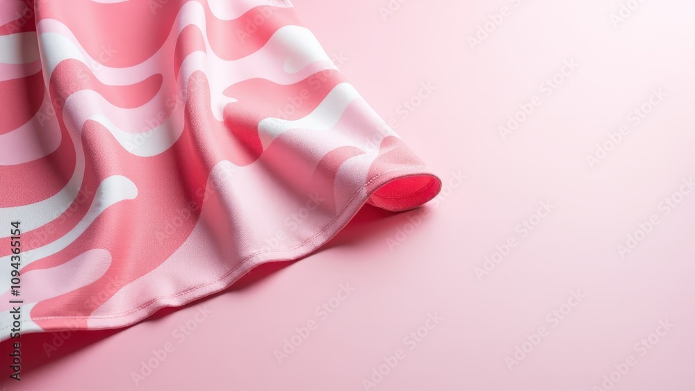 Blush, rose, and white camo fabric gently folded to display its modern texture, set against a clean, light-filled background for a sophisticated look. Blush, rose, and white camo fabric gently folded to display its modern texture, set against a clean, light-filled background for a sophisticated look.