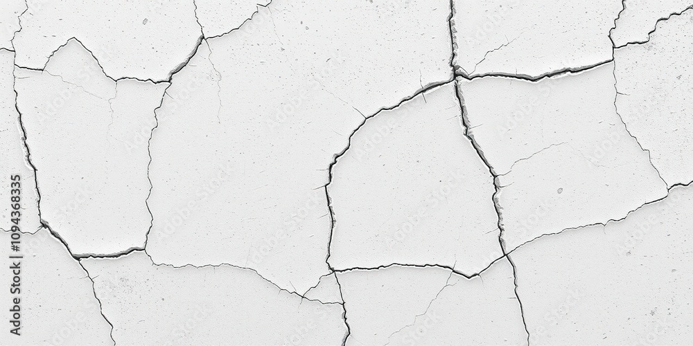 close-up of cracked white concrete with visible mortar cracks, cracked concrete, rough aggregate, concrete joints close-up of cracked white concrete with visible mortar cracks, cracked concrete, rough aggregate, concrete joints