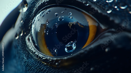 Close-Up of a Penguin's Eye