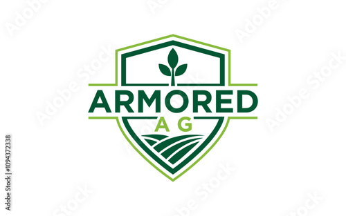 Free Download Emblem Nature logo design with agriculture field and plant concept - GFXLoad