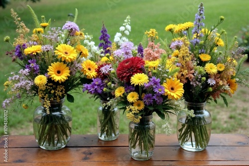 Wallpaper Mural flowers in vase Torontodigital.ca