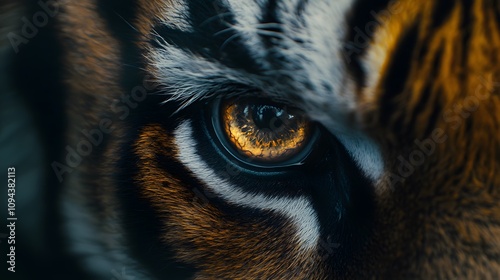 Cinematic Closeup of Tiger's Eye Gemstone photo