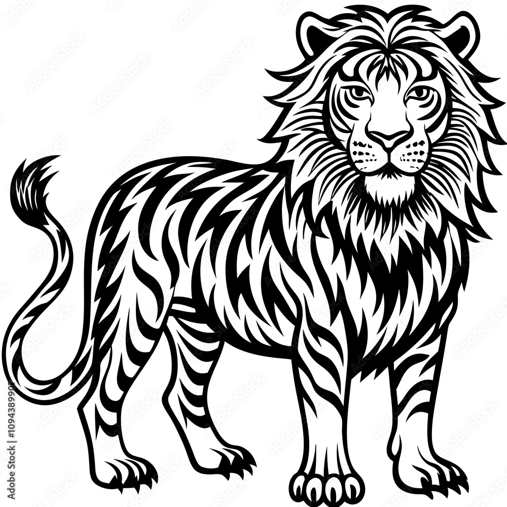 tiger cartoon isolated on white tiger cartoon isolated on white
