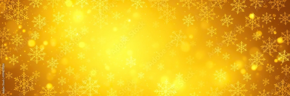 Golden Christmas background with intricate snowflake pattern and subtle sparkle effect, golden accents, winter wonderland scene Golden Christmas background with intricate snowflake pattern and subtle sparkle effect, golden accents, winter wonderland scene