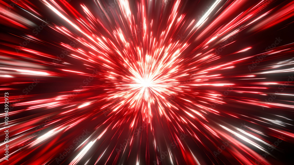A dramatic fireworks explosion forming a starburst effect in vibrant red and silver hues. A dramatic fireworks explosion forming a starburst effect in vibrant red and silver hues.