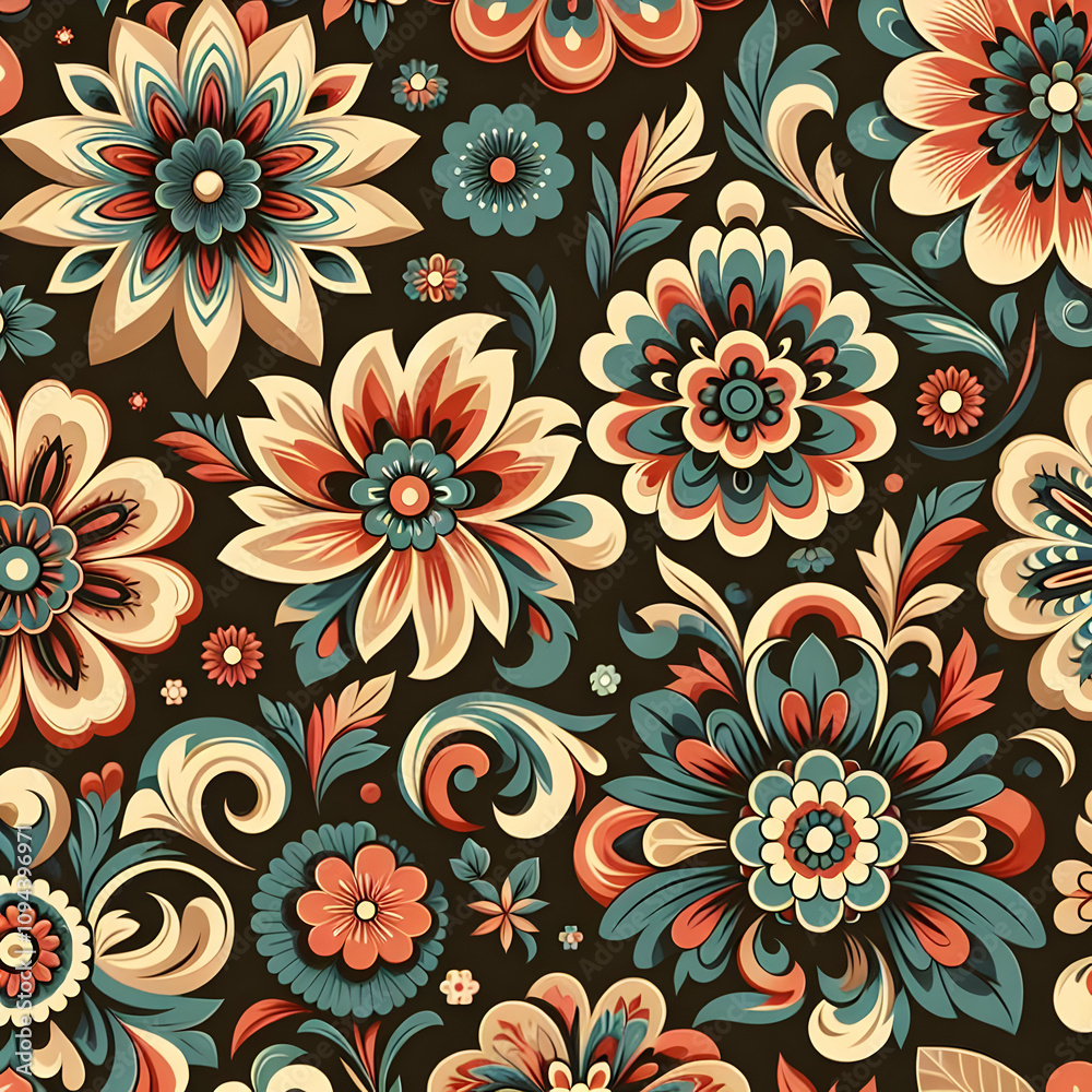 seamless floral pattern seamless floral pattern