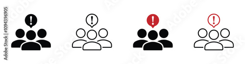 Customer service and communication support vector complaint icon. Poor feedback icon or sign. Customer complaint icon