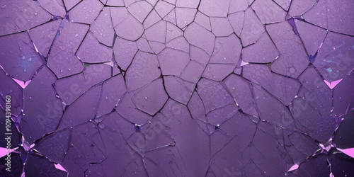 Shattered Purple Glass Texture